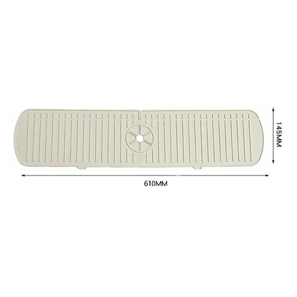 Kitchen Faucet Splash Pad Silicone Sink Faucet Splash Guard Mat Sponge Drain Rack Countertop Protector for Bath Kitchen Gadgets